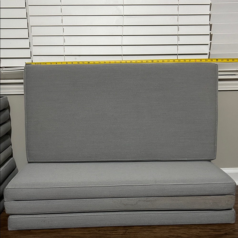 Gray Modular Sofa Cushions - Picture 2 of 4